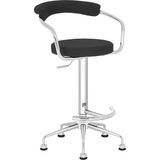 White Furniture Nessa Rahat Bar Sandalyesi - Siyah