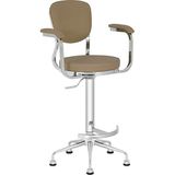 White Furniture Obje Kollu Rahat Bar Sandalyesi - Kahverengi