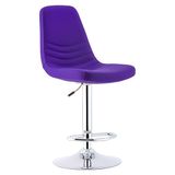 White Furniture Parker Bar Sandalyesi - Mor