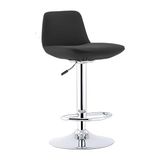 White Furniture Sive Bar Sandalye - Siyah
