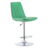White Furniture Sive Rahat Bar Sandalye - Petrol Yeşili