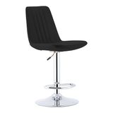 White Furniture Sive Rahat Bar Sandalye - Siyah
