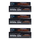 White Glo Aktif Karbon Kömürlü 3x24 gr Çürük Karşıtı ve Beyazlatıcı Diş Macunu