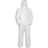 White Guard Tek Kullanımlık Lamine Tulum , Beyaz , 10 lu Pakette