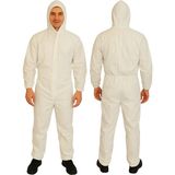 White Guard Tek Kullanımlık Lamine Tulum , Beyaz - 25 Li Pakette