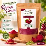 White Mum's Kırmızı Pancar Tozu 100 gr Katkısız Vegan Glutensiz Doğal İçerik