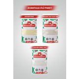 White Organic Organik Bebek Ek Gıda Başlangıç Seti Irmik Pirinç Unu Yulaf Unu 6 Ay