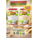 White Organic Organik Bebek Irmiği Organik Pirinç Unu Avantaj Set 500 gr X 2 Adet