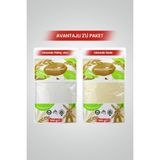 White Organic Organik Bebek İrmiği ve Organik Pirinç Unu 500 GR X2 Paket 6 Ay ve Üstü Çocuklar İçin Tahıllı