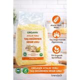 White Organic Organik Mısır Unu 1 kg Taş Değirmen Yerli Mısır
