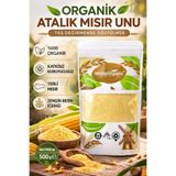White Organic Organik Mısır Unu 500 Gr Atalık Yerli Taş Değirmen