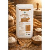 White Organic Organik Tam Buğday Unu 1 kg Taş Değirmen Yerli Üretim