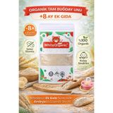 White Organic Organik Tam Buğday Unu 250 gr +8 Ay