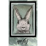 White Rabbit Notes: 110 page LINED notebook from noodleBubble notebooks