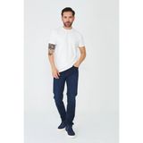 White Stone Koyu Lacivert Erkek Günlük Jean Pantolon - 36