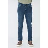 White Stone Koyu Lacivert Erkek Günlük Kot Pantolon - Olive - 32