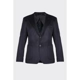 White Stone Lacivert Kadife Fitilli Casual Premium Ceket