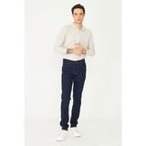 White Stone Lacivert Klasik Denim Erkek Jean Pantolon - Mavi - 33