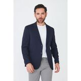 White Stone Lacivert Slim Fit Blazer Erkek Ceket - 56