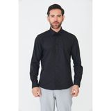 White Stone Siyah Dynamic Fit Uzun Kollu Erkek Gömlek
