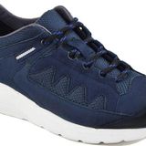 White World 2153 Lacivert Spor Hakiki Deri Ayakkabı