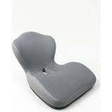 WHITEBLANCO Viviendo Comfort Plus Araç Ofis Oturma ve Sırt Dayama Yastığı Visko Ortopedik Minder - Antrasit - Gri