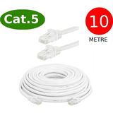 whitecom Cat5 Network Ethernet Internet Kablosu Rj45 - Rj45 10 Metre Patch Kablo Uyumlu