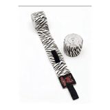 whiteface Elastik Boks Bandajı 3.5 Metre - Zebra(Siyah-Beyaz)