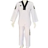 whiteface Fighter Profesyonel Siyah Yaka Taekwondo Elbisesi (Dobok)