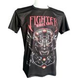 Whiteface Kick Boks Özel Tasarım Baskılı Tişört (Siyah) - XL
