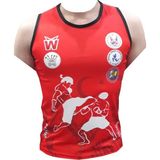 WhiteFace Muay Thai Tişörtü & Muay Thai Atleti & Muaythai Maç Tişörtü & Muaythai Maç Atleti & Muaythaı - XS - Kırmızı