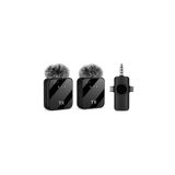 whitetech 3in1 Kablosuz 2 Li Yaka Mikrofonu - Type-c / Lightning / 3.5mm Uyumlu Profesyonel Ses Çözümü!
