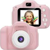 whitetech Renk Mini 1080P Hd Çocuk Kamera Dijital Fotoğraf Makinesi 2.0 Inç Ekran - Pembe