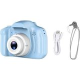 whitetech Renkli Mini Dijital Fotoğraf Makinesi 1080P HD Çocuk Kamera 2.0 İnç Ekran Özellikleri - Mavi