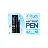 WhiteVia WhiteVia PAP Teknolojili Diş Beyazlatma Kalemi 2 ml | Peroksitsiz Diş Beyazlatıcı Kalem Black