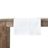 WHITNEY KETEN RUNNER BEYAZ 40x130 CM