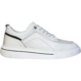Who What Wear Erkek W Shoes Hakiki Deri Lastik Bağcıklı El Yapımı Sneaker Ayakkabı 25WM0302 - Beyaz