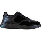 Who What Wear Erkek W Shoes Hakiki Deri Lastik Bağcıklı El Yapımı Sneaker Nubuk Deri Detaylı Ayakkabı 25WM0315 - Siyah