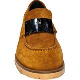 Who What Wear Kadın Deri El Yapımı Kösele Taban Topuklu Ayakkabı 25NW0701 - Taba 1
