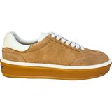Who What Wear Kadın Doğal Deri El Yapımı Günlük Sneakers Ayakkabı 25NW1404 - Pudra