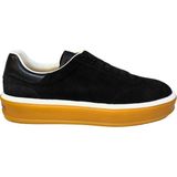 Who What Wear Kadın Doğal Deri El Yapımı Günlük Sneakers Ayakkabı 25NW1404 - Siyah