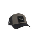 Why So Serious Logolu Siyah-Haki Trucker Şapka