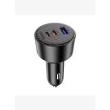 Wi-CC026 PD Type-C + USB-A Portlu 200W Aramid Fiber Araç Şarj Aleti