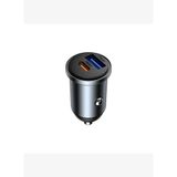Wi-CC030 Nano Lite 35W Type-C + USB-A PD QC3.0 Hızlı Şarj Özellikli Araç Şarj Aleti