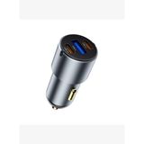 Wi-CC032 Nano Pro 60W Dual Type-C + USB-A Hızlı Şarj Özellikli Araç Şarj Aleti