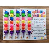 Wi Fro 10 Adet Doğum Günü, Arkadaş Hediyesi Emoji Yumurtlayan Renkli Emojili Kalem