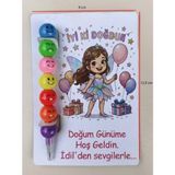 Wi Fro 10 Adet Kişiye Özel Kız Çocuğu Doğum Günü Arkadaş Hediyesi Emoji Yumurtlayan Renkli Kurşun Kalem