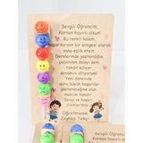 Wi Fro 15 Adet Kişiye Özel Karne Hediyesi Emoji Yumurtlayan Renkli Emojili Kalem
