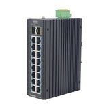 WI-TEK 16port 240w FULL PoE WI-SP3018F 16GE GIGABIT 2X SFP Yönetilemez Endüstriyel Switch