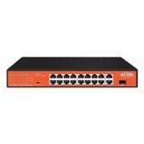 Wi Tek WI-PS518GH 16 Port 10-100 Mbps 1 Port SFP 150 W Full PoE Switch